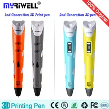 Myriwell 3d pen Most popular New Magic 3d printer pen 3d pens arts DIY gifts for kids 1.75mm ABS/PLA filament 3d printing pen