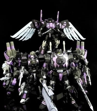 Jinbao MMC black Predaking Feral Rex 6 в 1 фигурка трансформация игрушек оверсайз обновленное издание