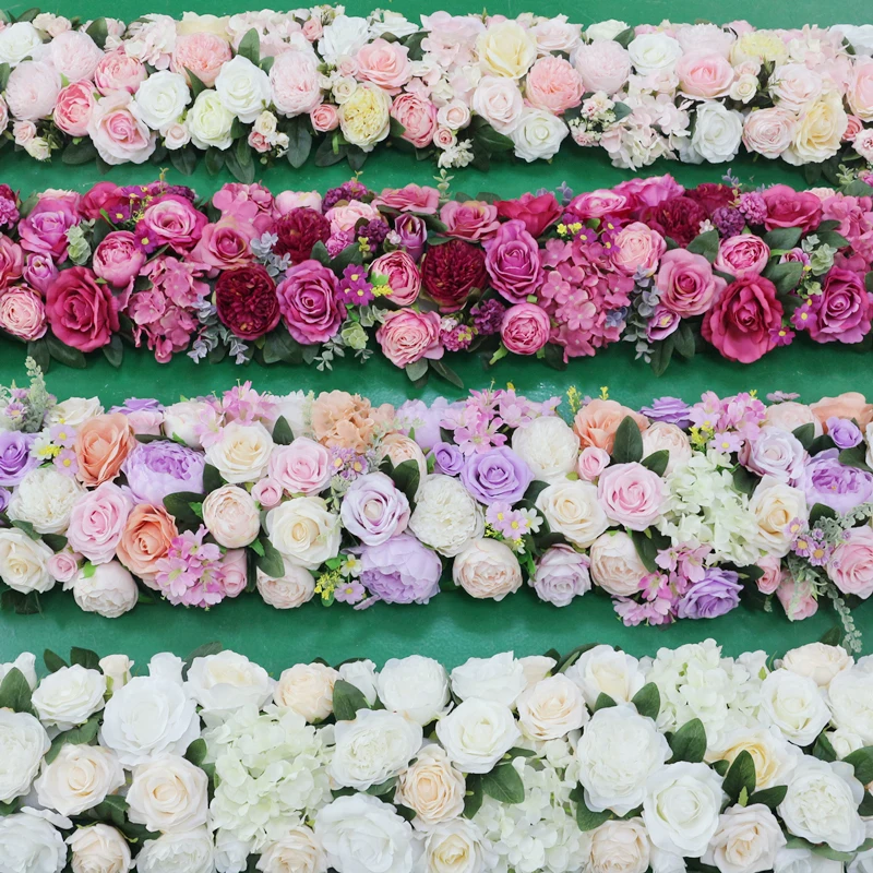 JAROWN Artificial 2M Rose Flower Row Wedding Arched Door Decor Flores Silk Peony Road Cited Flowers Home Party Decoration Maison JAROWN Artificial 2M Rose Flower Row Wedding Arched Door Decor Flores Silk Peony Road Cited Flowers Home Party Decoration Maison