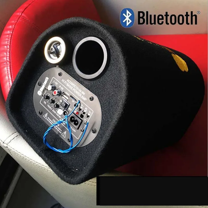 Высокое качество 6 дюймов автомобиля Bluetooth Динамик коробка сабвуфера 12V 24V 110V 220V