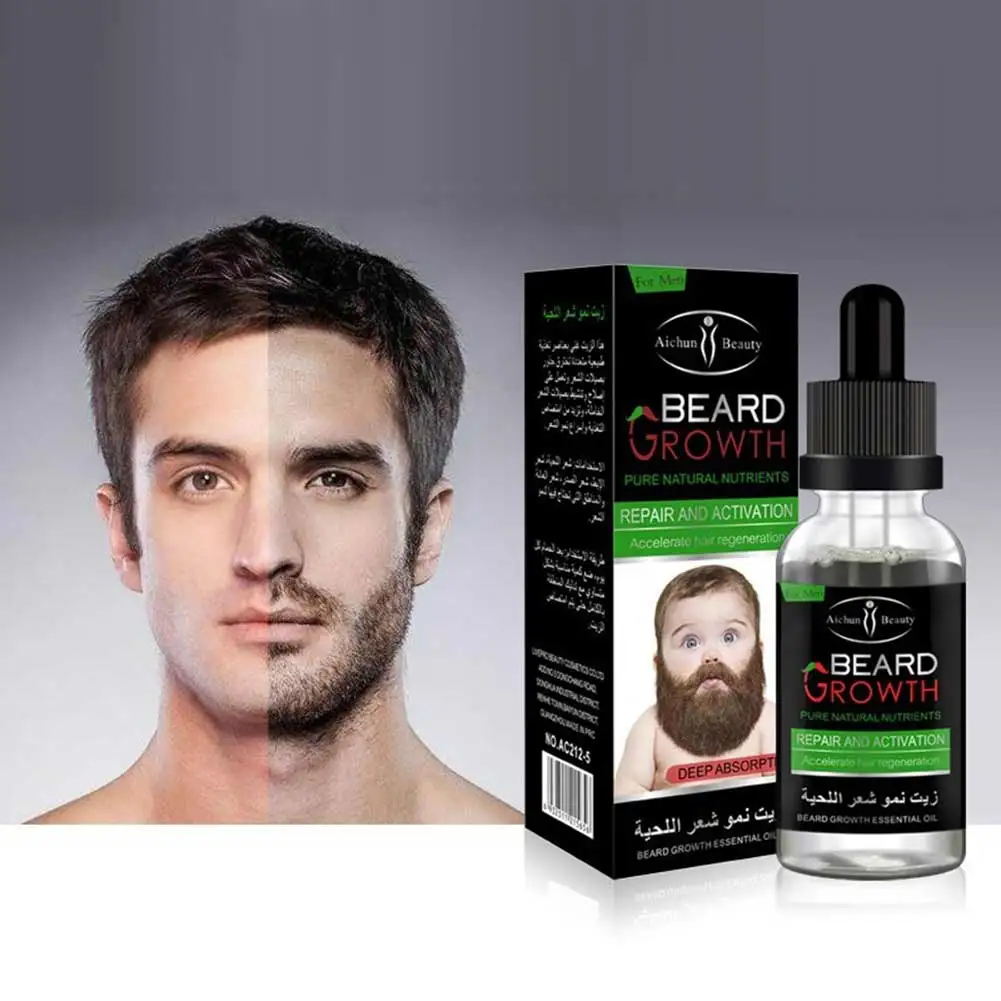 30 мл натуральное масло для роста бороды для мужчин Органическая борода восковый бальзам Избегайте выпадения бороды продукты для ухода за волосами Кондиционер для ухоженного роста
