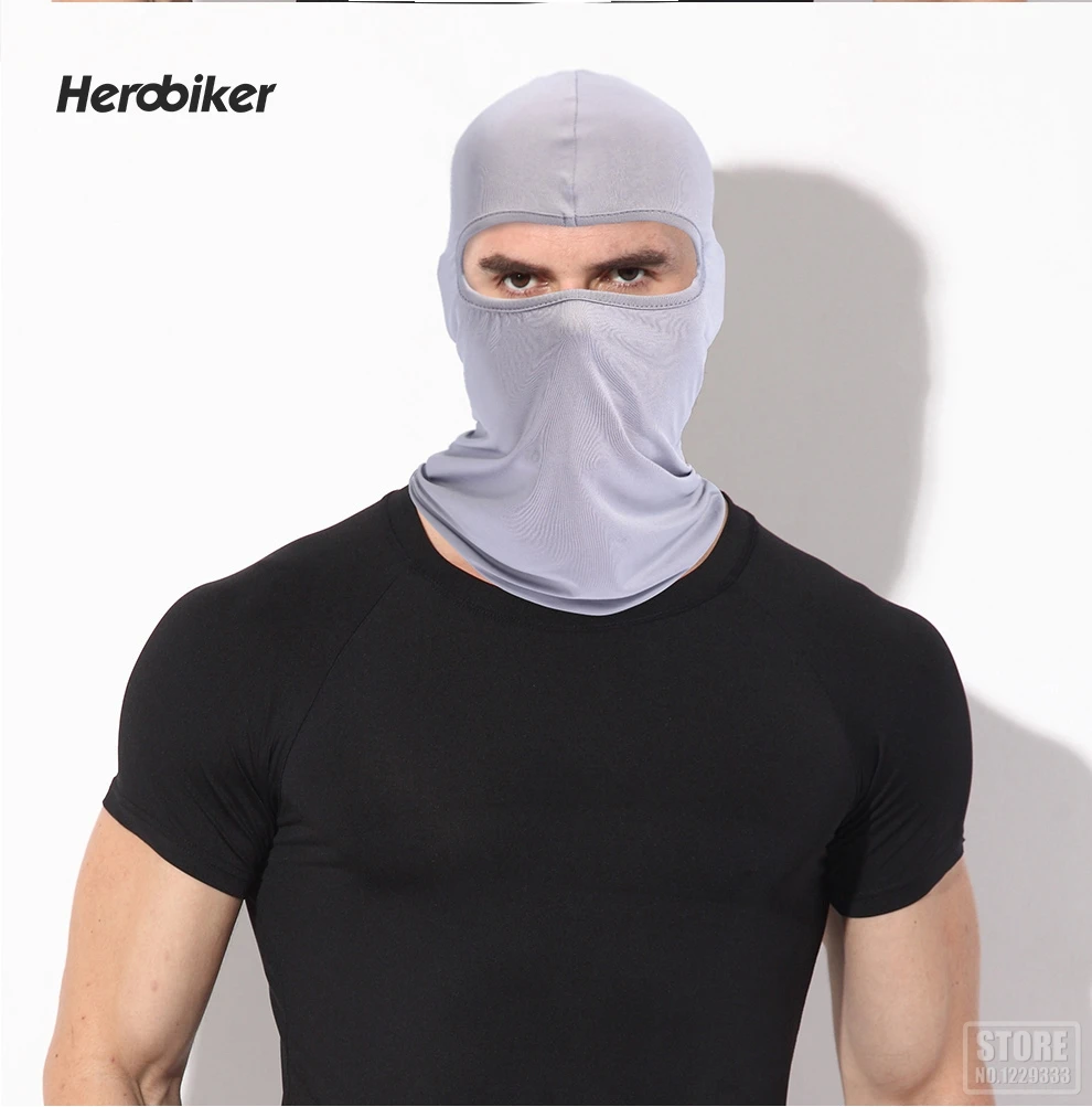 HEROBIKER новая мотоциклетная маска для лица Балаклава маска для лица байкер маска для лица мотоциклетная ветрозащитная лайкра мотоциклетная Маска Тушь мото