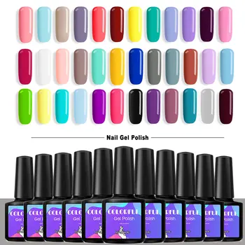 

Lghzlink Gel Varnish Nail Polish UV Hybrid Nail Art Manicure Nails Extensions 8ML Vernis Semi Permanent primer gel nail polish