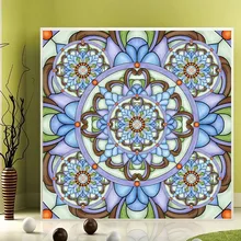 Изготовление размеров под заказ окна Плёнки Винтаж искусство в европейском стиле прозрачный самоклеящийся Стекло наклейки "фильмы" бумага двери Стикеры s H1009