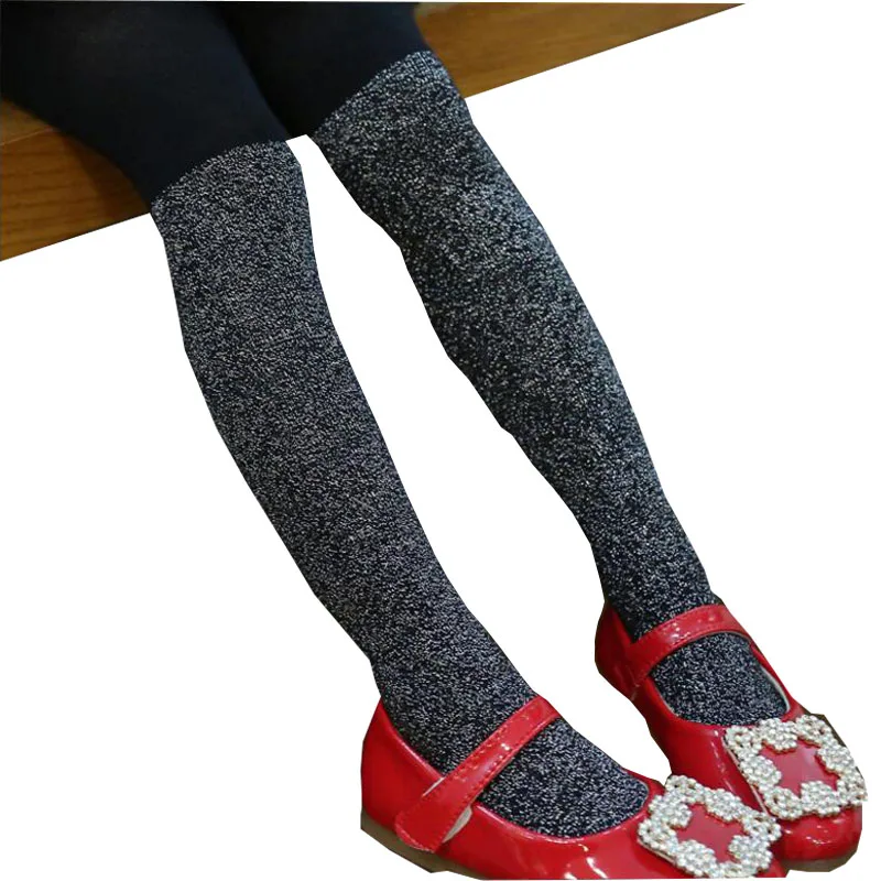

Fashion Shiny Girl tights Elastic Children's Tights Dance Soft Pantyhose Shiny Baby Girl Tights Cotton Girls Solid Soft Stretch