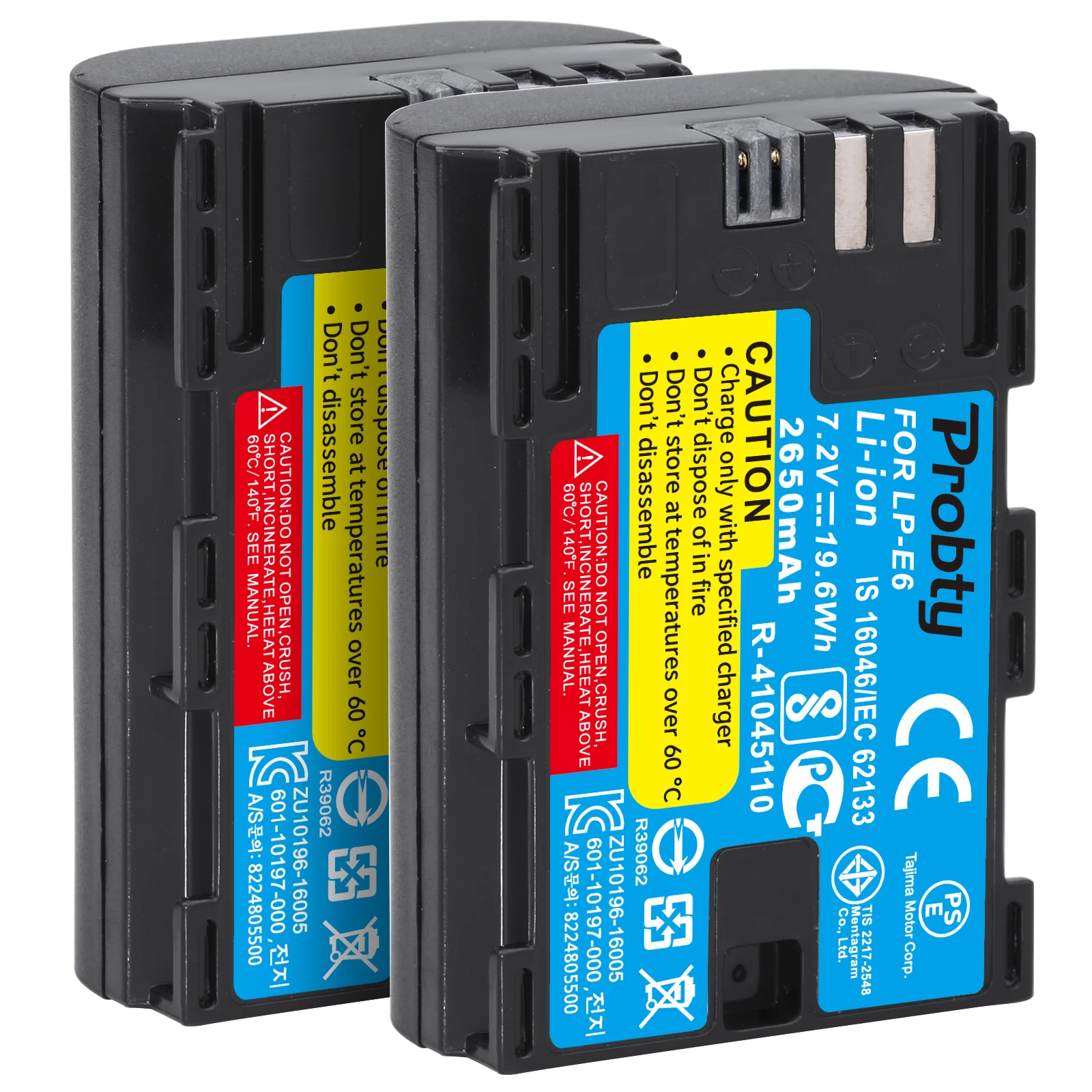 Аккумулятор для камеры canon LP-E6 LP E6 LPE6 2650mAh для Canon 5D Mark II III IV, 80D, 70D, 60D, 6D, EOS 5Ds, 5D2, 5D3, 5DSR, 5D4