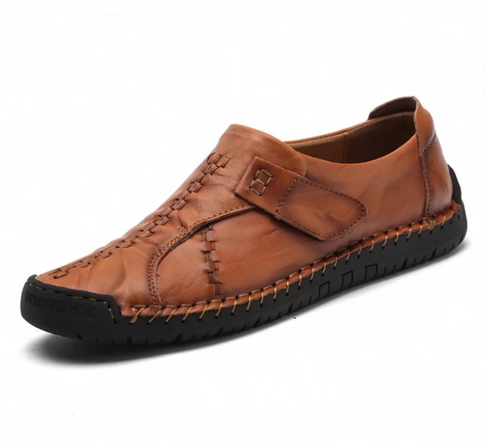 

Luxury Derby Shoes Men Genuine Leather Flat Slip on High Quality Designer formal Shoe Men Moccasins Footwear Male Zapatos Hombr