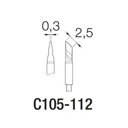 JBC C105-112 ПАЯЛЬНЫЕ НАКОНЕЧНИКИ для пайки