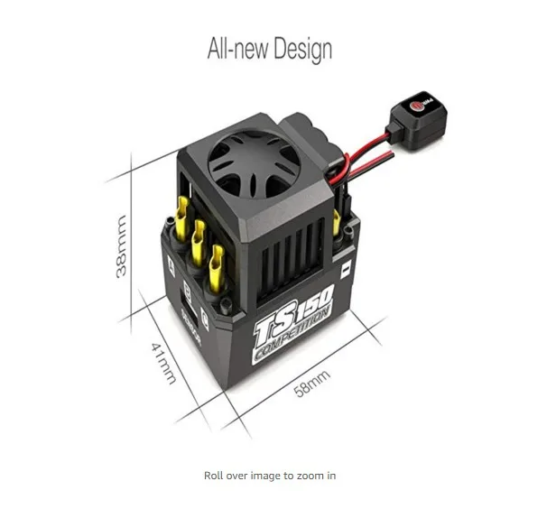 SKYRC ESC Toro TS150 бесщеточный бездатчиковый двигатель ESC Sensored контроль скорости metel для 1/8 1:8 автомобиля радиоуправляемое багги грузовик