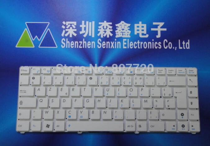 100% новая и оригинальная Французская клавиатура для ASUS Eee PC 1225C 1225B 1215B 1215T 1215N UL20 1201HA