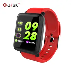 JRGK M28 Bluetooth Smart Браслет сердечного ритма умный Браслет для измерения артериального давления кислорода мониторы удаленного камера фитнес