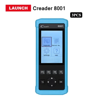 

3 Pcs/ lots Launch CReader 8001 Diagnostic obd2 Code reader scanner support ABS SRS system Oil EFB reset X431 CR8001 Free update