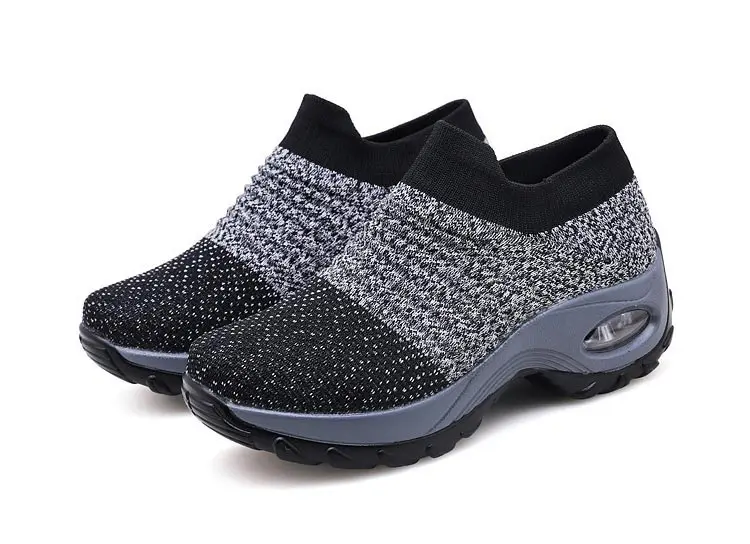 Ladies shoes flats new fashion breathable mesh sneakers women shoes slip-on comfortable sports casual shoes woman flats