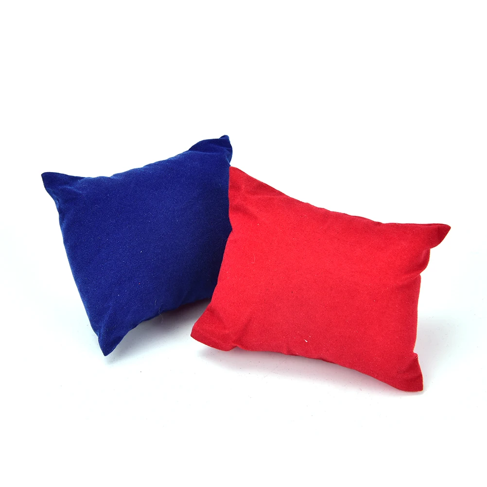 5 шт. ювелирный браслет подушка для браслетов дисплей держатель часы Дисплей Браслет Подушка 4 цвета
