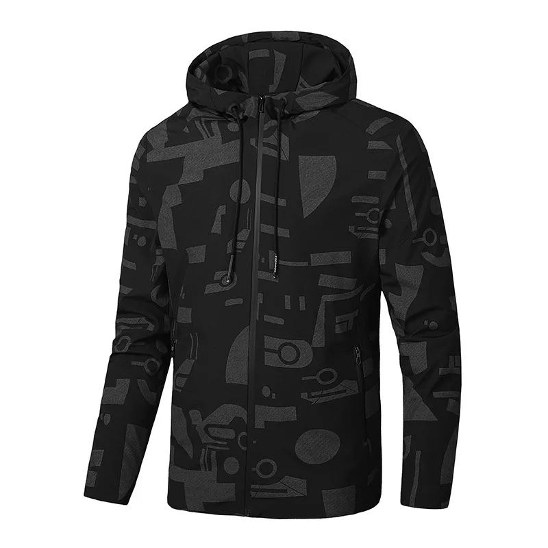 

Plus Size 3XL 4XL 5XL 6XL 7XL 8XL Large Size Can 140kg Men Wear Hooded Collar Windbreaker Jacket 78