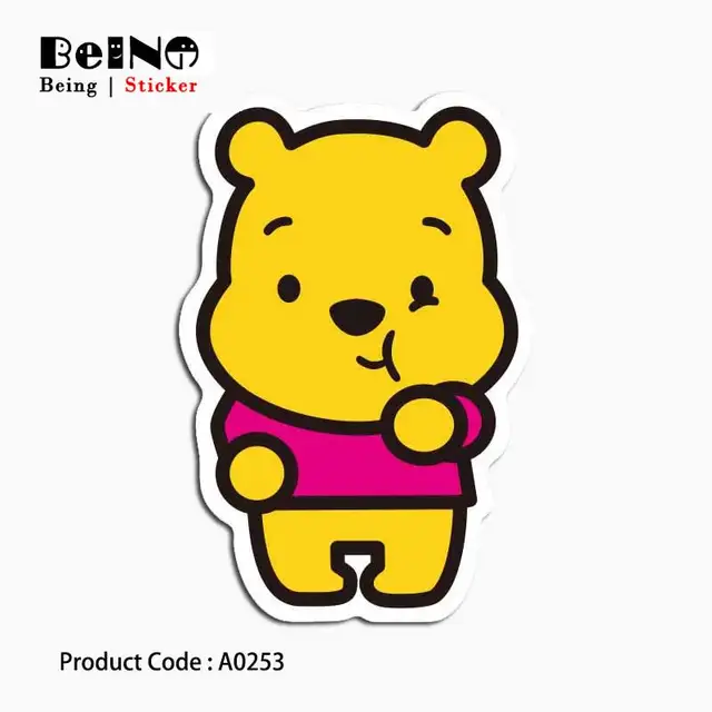 winnie cute bear sticker