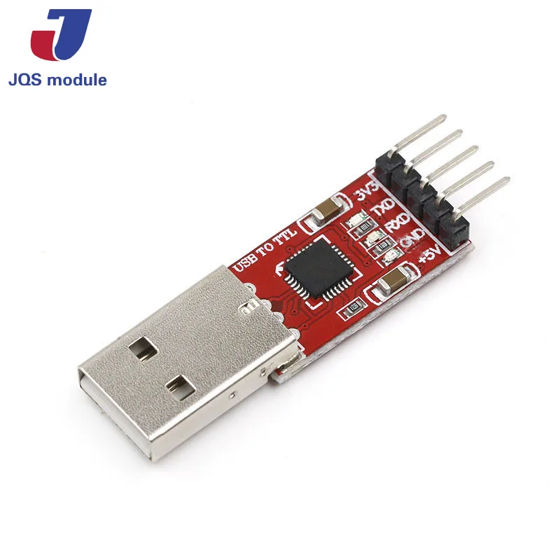 

1pcs CP2102 module USB to TTL serial UART STC download cable PL2303 Super Brush line upgrade(RED)