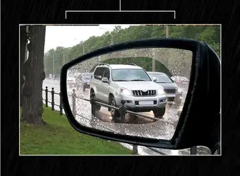 

Car Styling Rainproof Car Rearview Side Mirror Film Sticker For Honda Civic BMW X5 E53 Ford Fiesta renault megane 2 SAAB lifan