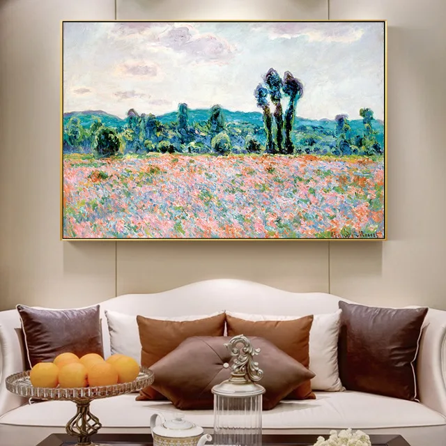 Poppy-Field-Paintings-On-The-Wall-By-Claude-Monet-Impressionist-Wall-Art-Canvas-Reproduction-Decorative-Pictures.jpg_.webp_640x640