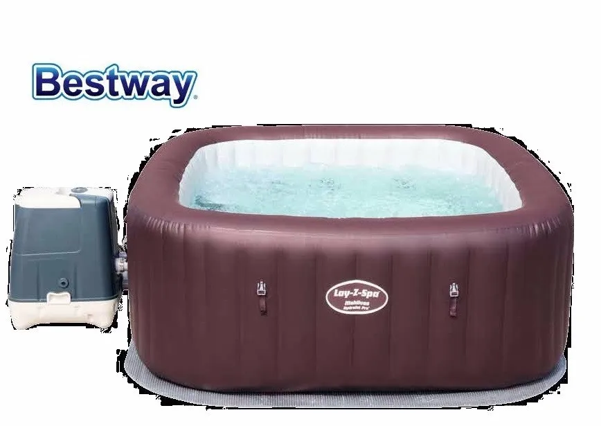 54173 BestWay 201x201x80 см Maldives HydroJet Pro SPA 79x79x31," Квадратное Надувное массажное Отопление для спа-бассейна для 5~ 7 мужчин