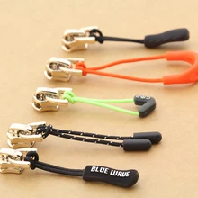 10Pcss Sliders Voor Ritsen Jas Tent Rugzak Accessoires Doek Zip Cord Rits Touw
