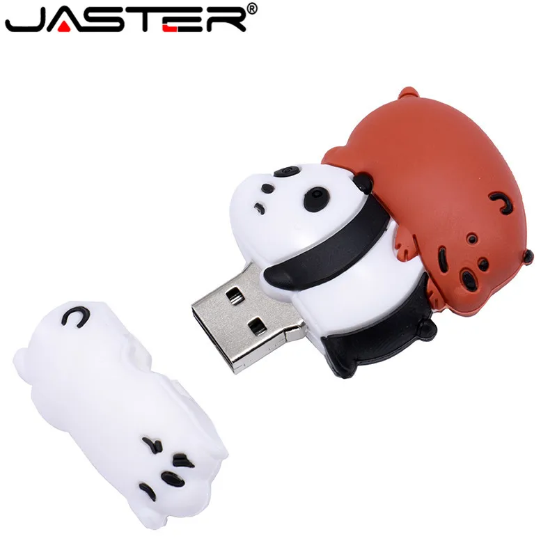 Jaster lovely panda флеш-накопитель флеш-диск USB 2,0 реальная емкость диска подарочная карта памяти 4 ГБ 8 ГБ 16 ГБ 32 ГБ 64 ГБ