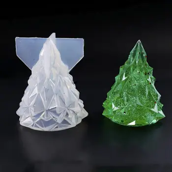 

New Arrival Christmas Tree Silicone Mold Jewelry Making DIY Mould Handmade Epoxy Craft