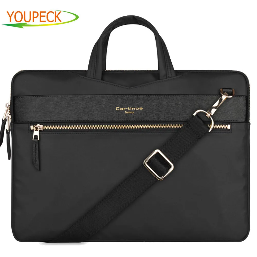 Цена Cartinoe сумка на плечо для ноутбука MacBook Air 11 Pro 13 15 14 15,4 дюймов Чехол для компьютера сумка мессенджер чехол для переноски