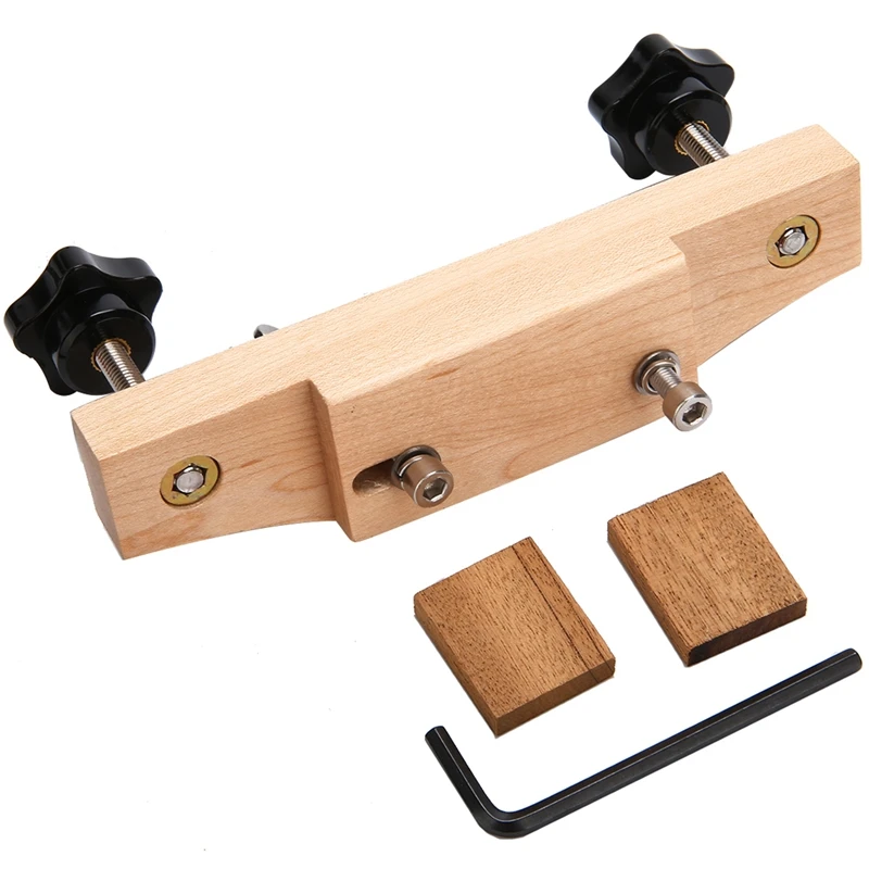 

1 Set Solid Maple Stainless Steel Guitar Bridge Install Clamp Luthier Tools Guitar Parts Accessories #8