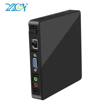 XCY Mini PC Intel Z8350 Windows 10 4G RAM 60GB SSD 300Mbps WiFi Gigabit Ethernet 2*USB3.0 3*USB2.0 HDMI VGA TV Box Pocket PC