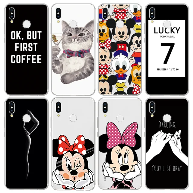 

Cute TPU Cover for Huawei Mate 20 Lite P20 Pro P8 P9 P10 Y6 2017 Mini P Smart Nexus 6p Y7 G8 Fundas For Huawei Nova 3i Case