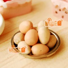 Мини кукольный домик мини Мебель модель Интимные аксессуары съесть пластины свежие яйца