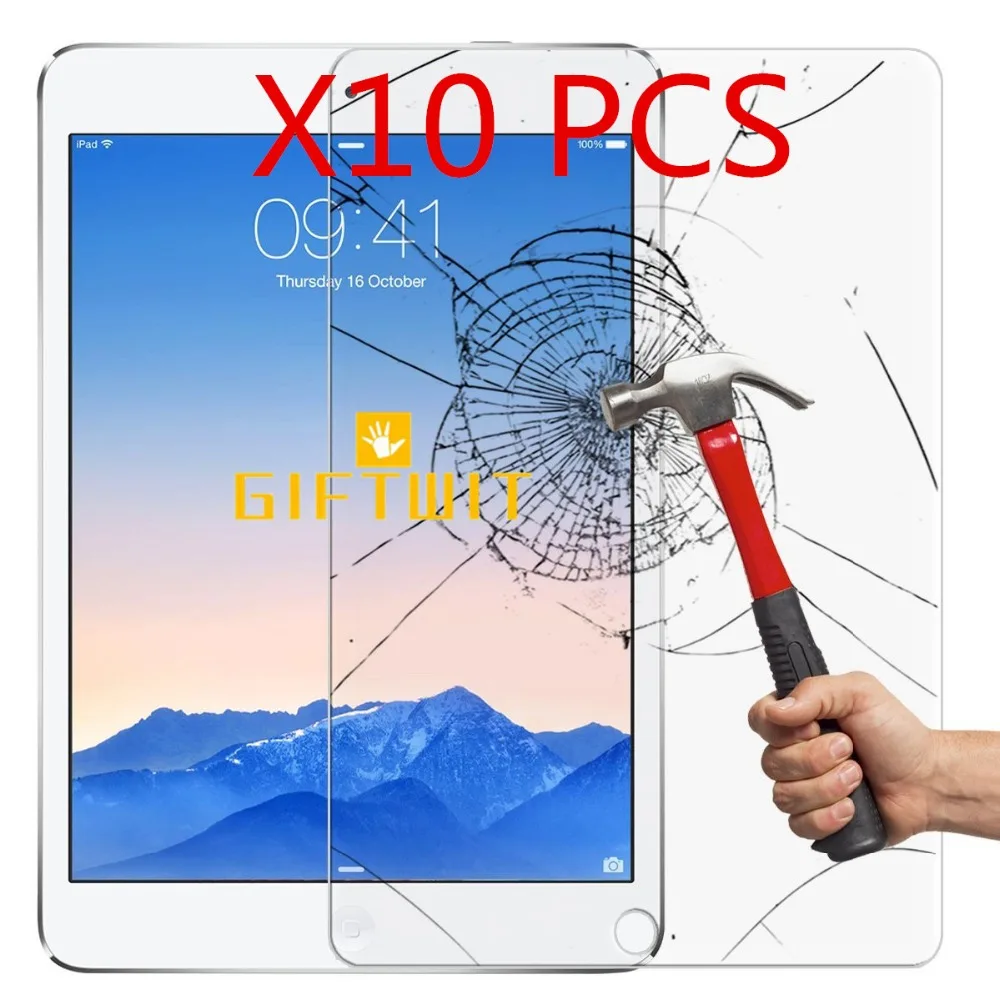 Для iPad Mini 2 3 4 Air Air2 Pro 9 7 10 5 12 9H Премиум Взрывозащищенная прозрачная защитная пленка