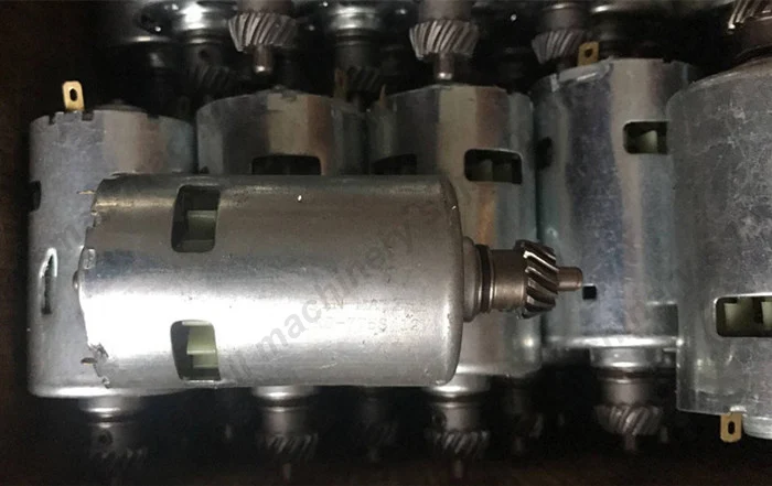 

Olive harvest machine picker motor with gear