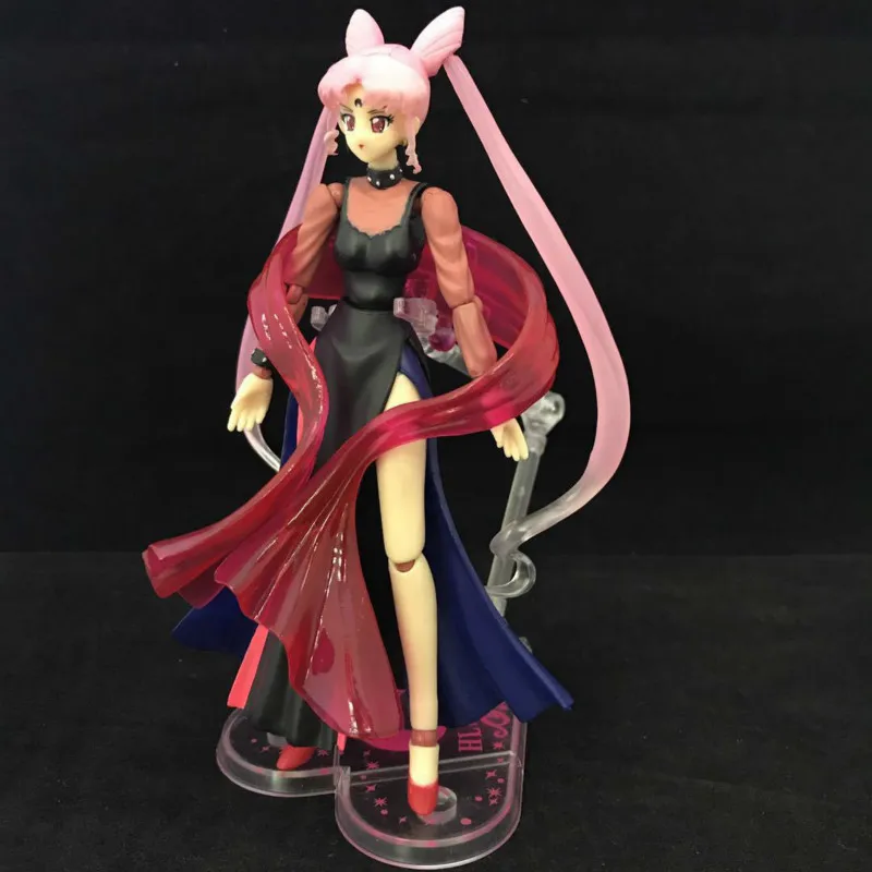 Sailor Chibi Moon Dark Princess Action Toy Figures коллекция моделей из ПВХ для девочек Lover Kids лучший