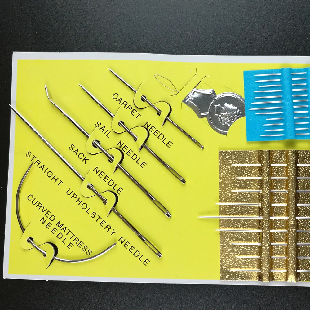 

27PCS/1 Set Upholstery Hand Worker Repair Needles Patching Stitching DIY Embroidery Craft Carpet Leather Curved Canvas Home Tool