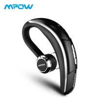 Mpow 028A, Bluetooth 4,1, наушники, свободные руки, беспроводные наушники с четким микрофоном для записи голоса, удобные, бизнес, беспроводные наушники