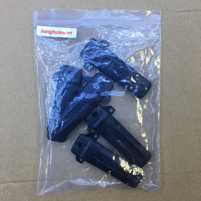 Honghuismart черный цвет 5 шт./лот ремень зажим для Kenwood TK3207 TK3207G TK2207 TK2207G TK3307 и т. д. рация