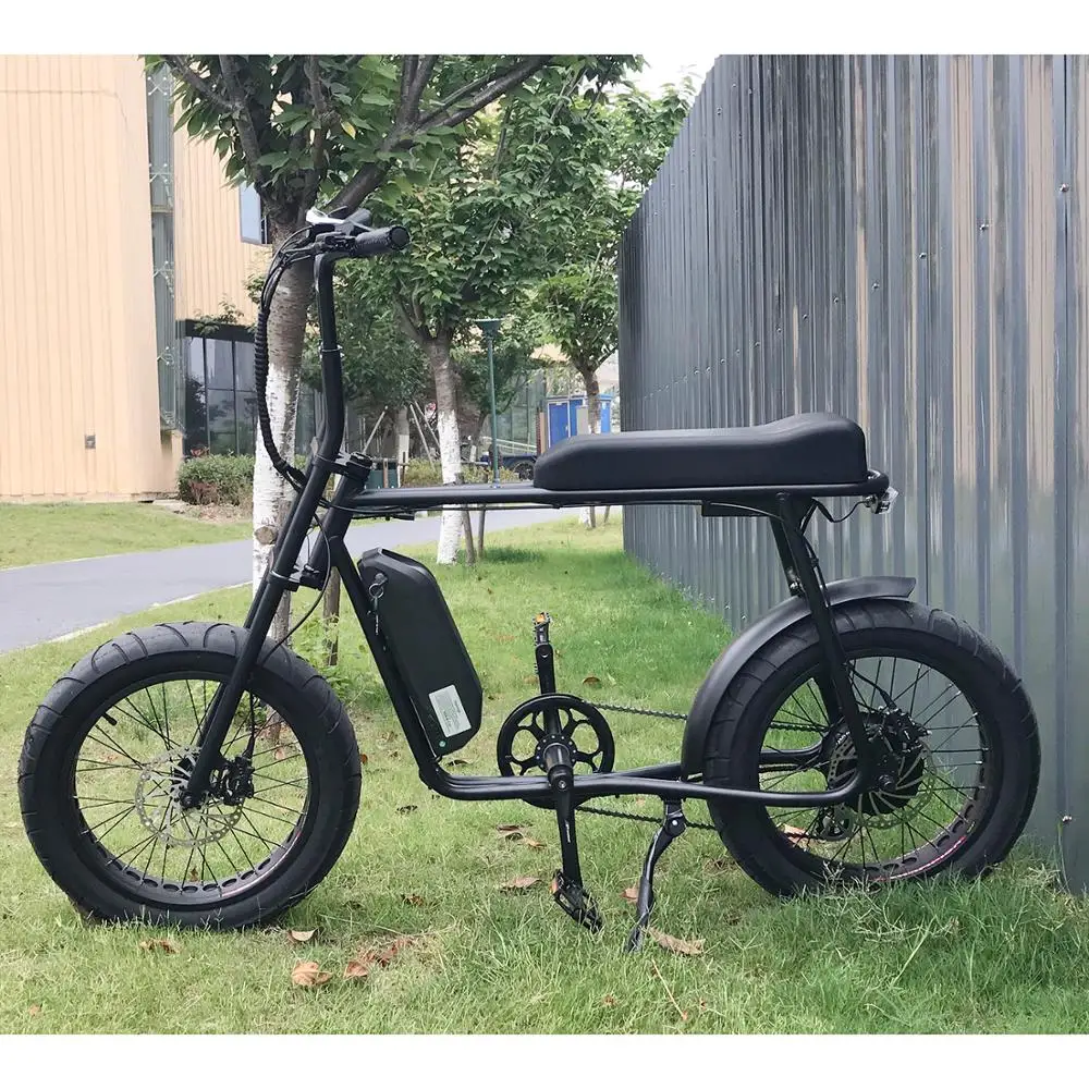 Sale ATV 20inch fat ebike  48V 750w BAFANG MOTOR Super Power Electric  Ebike Retro Design 7 Speed snow / beach ebike 1