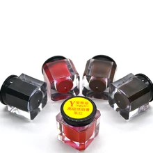 5 цветов микроблейдинг пигмент набор постоянный макияж бровей татуировки чернила Практика татуировки пигмента комплект практика пигмент кожи набор чернил для татуировки