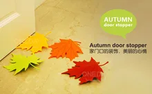 Autumn Maple Leaf Home Decorative Ornament Door Stopper Doorstop Protector