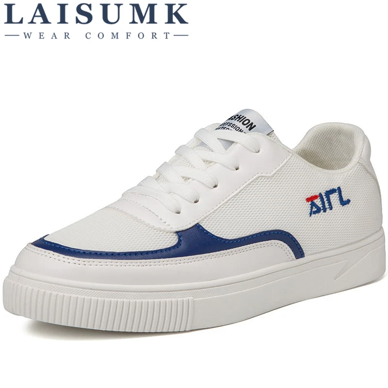 

LAISUMK Men Casual Shoes Breathable Canvas Shoes For Men Superstar Black Espadrilles Men Spring Summer Male Shoes