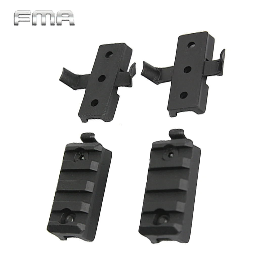 

FMA Fast Plastic Mount Set for FAST Style Helmet Rail Picatinny Adapter 30mm Rail Outdoor Hunting Paintball Helmet Equipments