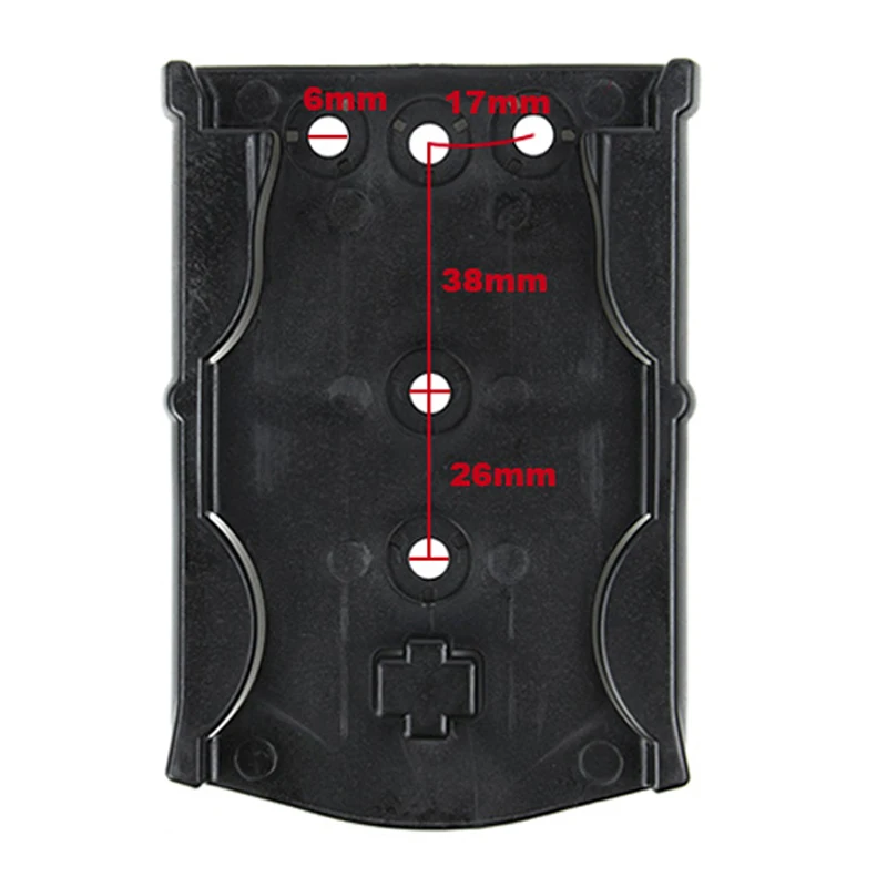 paintball airsoft gun ar 15 accessories tactical ML17 MOLLE mounting system nylon insert special connecting plate for hunting (3)