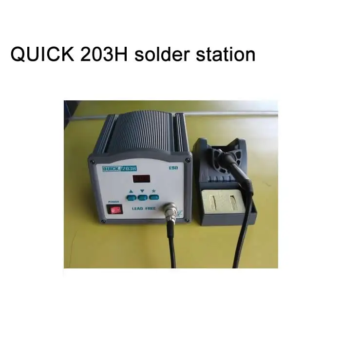 

Superior performance QUICK 203H series of lead-free soldering station