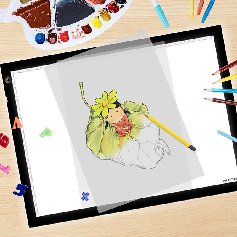 Новый Huion A3 светодио дный Light Pad акриловые панели Профессиональные татуировки света Pad карикатура свет Коробки почерк светодио дный