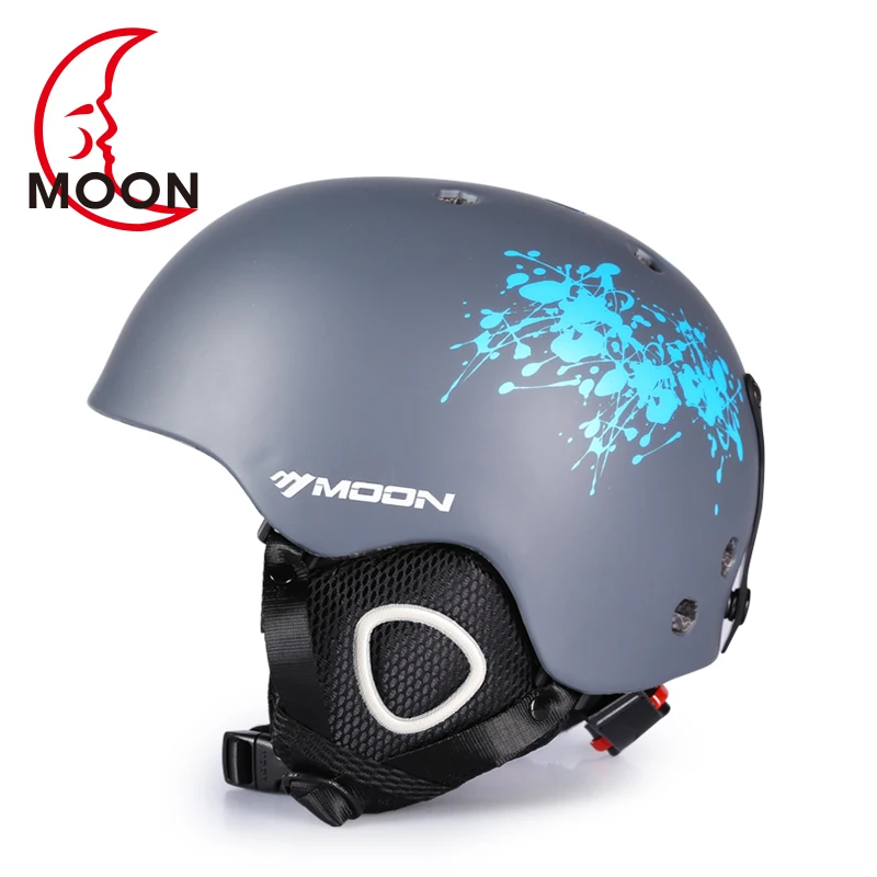 MOON Skiing Helmet PC+EPS Ultralight CE Certification Integrally-Molded Breathable Ski Helmet Snowboard/Skateboard Helmet