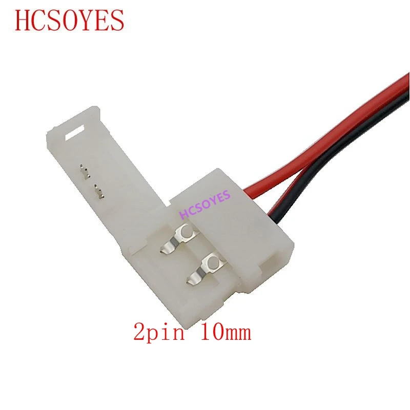 Светодиодный безsolderless разъем для ленты 5 шт. 2pin /3pin /4pin /5pin/6pin 8 мм 10 12 светодиодный