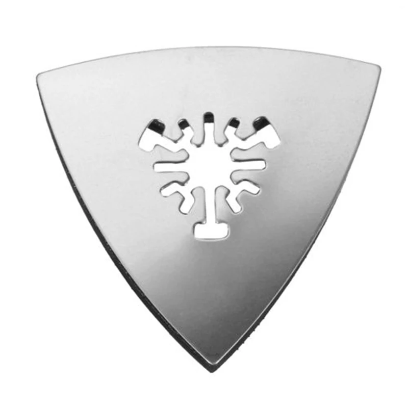 

Metal&Foam Triangular file Sanding Silver+Black Pad Multitool 79*79*79mm 30g Accessories Useful Fine Workmanship