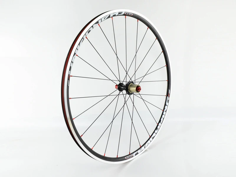 Flash Deal RT 700C Road Bike Wheel Double Layer Aluminum Alloy Rim 100/130mm Bicycle Wheel 20/24 Hole 5 Pcs Bearing Bike Wheels Ultra Light 5